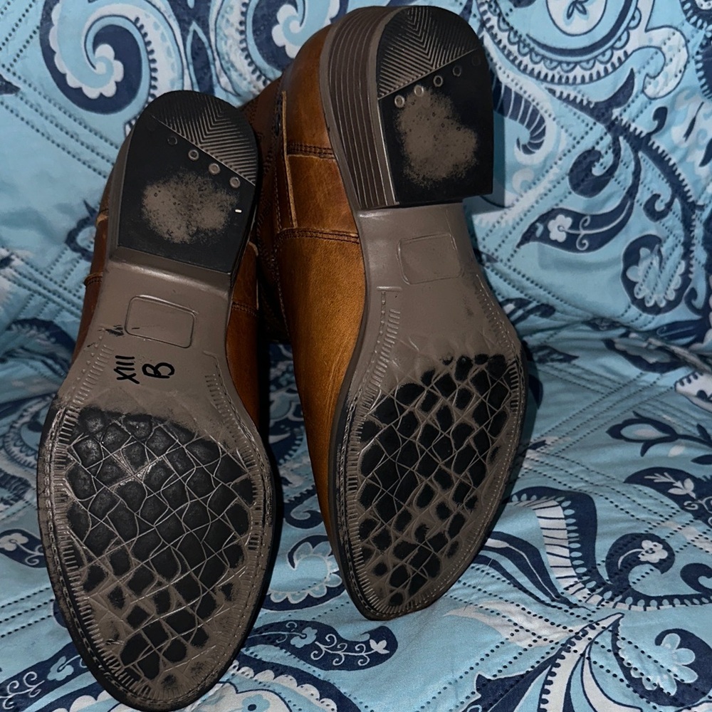 These boots were made for walking!!!  Tan Leather Ankle Boots - Picture 12 of 12